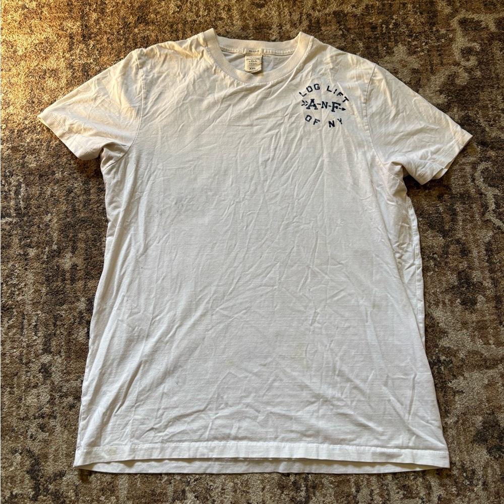Abercrombie & Fitch Men's Vintage Crew-Neck T-Shirt Log Lift Muscle Shirt